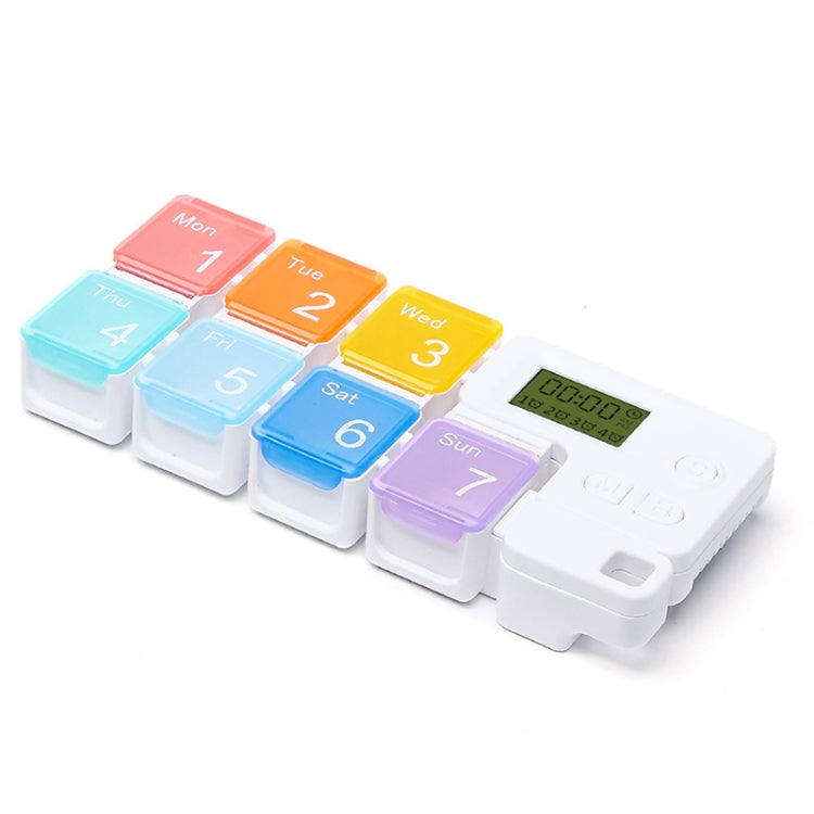 TF-248 7-Cell Smart Timing Reminder กล่องยาพลาสติกกล่องเก็บยา, TF-248