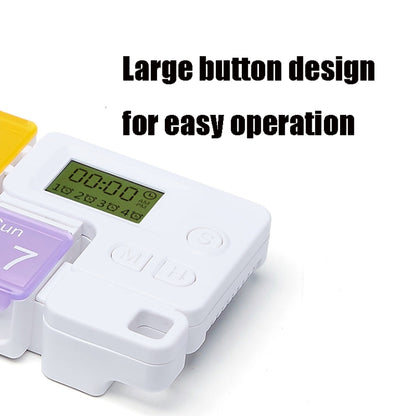 TF-248 7-Cell Smart Timing Reminder กล่องยาพลาสติกกล่องเก็บยา, TF-248