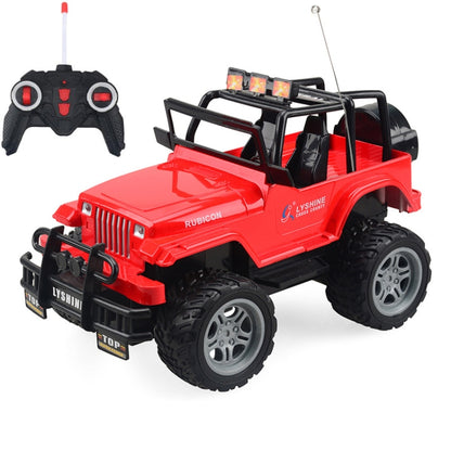 เด็กไฟฟ้าสี่ทางรีโมทคอนโทรลรถของเล่นของเล่นรุ่น, 1:18, Red SUV 6061