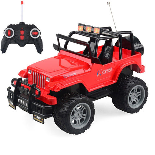เด็กไฟฟ้าสี่ทางรีโมทคอนโทรลรถของเล่นของเล่นรุ่น, 1:18, Red SUV 6061