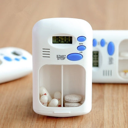TF-264 แบบพกพา Mini Smart Timing Reminder กล่องยากล่องเก็บยาพลาสติก, TF-264