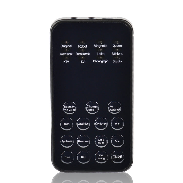 Universal Mini Sound Card เครื่องเปลี่ยนเสียงสำหรับโทรศัพท์มือถือและคอมพิวเตอร์, S9