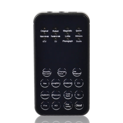 Universal Mini Sound Card เครื่องเปลี่ยนเสียงสำหรับโทรศัพท์มือถือและคอมพิวเตอร์, S9