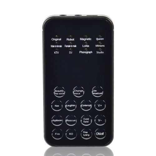 Universal Mini Sound Card เครื่องเปลี่ยนเสียงสำหรับโทรศัพท์มือถือและคอมพิวเตอร์, S9