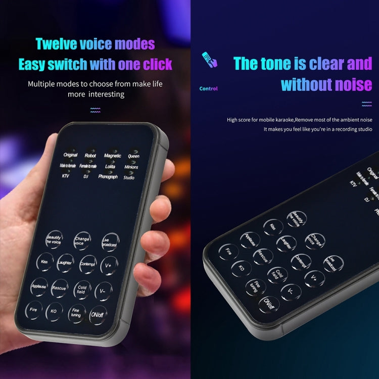Universal Mini Sound Card เครื่องเปลี่ยนเสียงสำหรับโทรศัพท์มือถือและคอมพิวเตอร์, S9