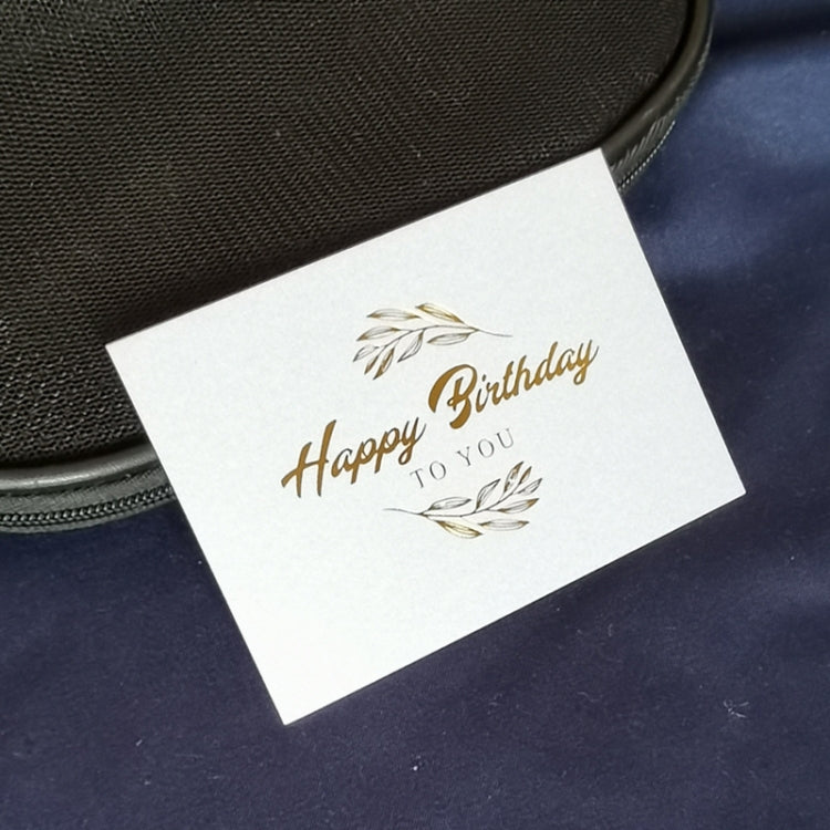150 ชิ้นการ์ดแต่งงานขอบคุณข้อความของขวัญตกแต่งการ์ด Bronzing บัตรอวยพรดอกไม้, Blessing （White）, Thank You （White）, Love You （White）, Happy Birthday （White）, Blessing （Black）, Thank You （Black）, Love You （Black）, Happy Birthday （Black）