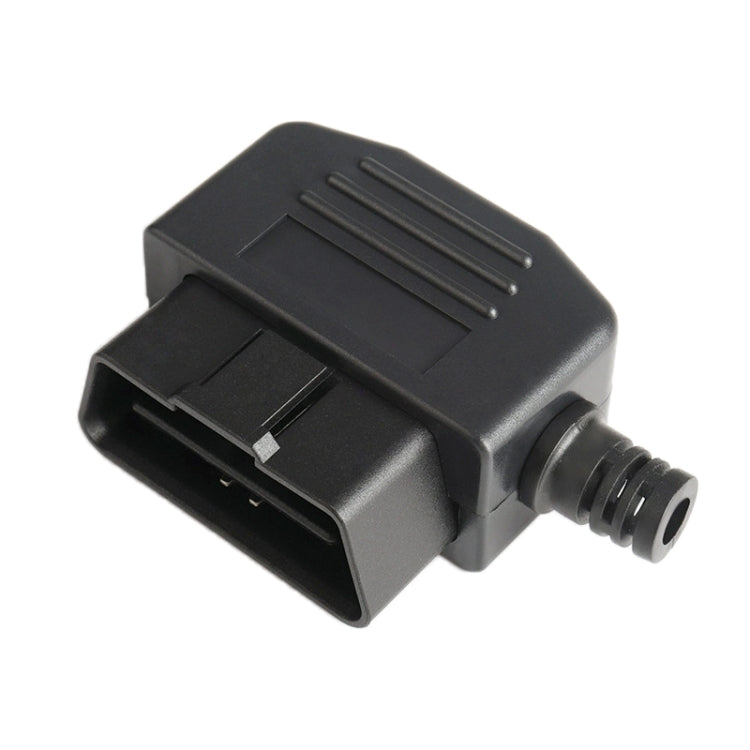 5 PCS 16PIN รถตัวเชื่อมต่อชาย OBD2 Connector ปลั๊ก + เชลล์ + สายการ์ด + สกรูปลั๊ก OBD J1962M, OBD Plug