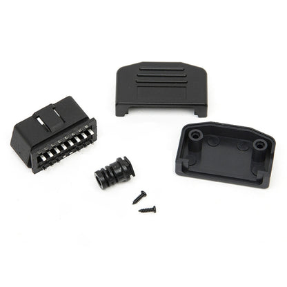 5 PCS 16PIN รถตัวเชื่อมต่อชาย OBD2 Connector ปลั๊ก + เชลล์ + สายการ์ด + สกรูปลั๊ก OBD J1962M, OBD Plug
