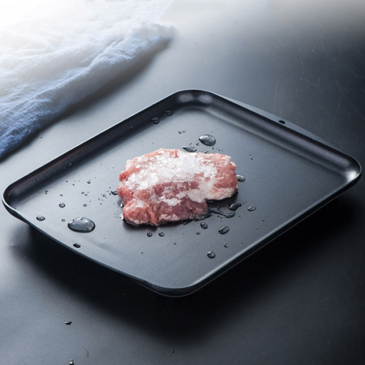 อลูมิเนียมอัลลอยด์แผ่นละลายอย่างรวดเร็วสี่เหลี่ยมผืนผ้าอาหารละลายถาด Deicing, Aluminum Quick Thawing Plate