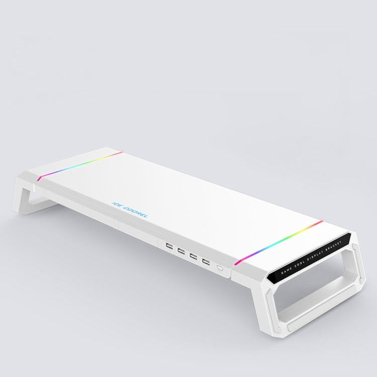 ICE COOREL T1 Monitor เพิ่มชั้นวางแล็ปท็อปแบบพับได้พร้อมแสง RGB และอินเทอร์เฟซการขยาย 4xUSB