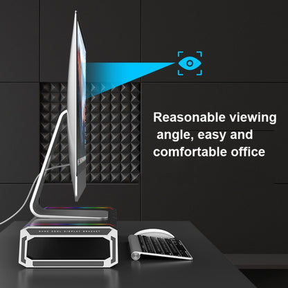 ICE COOREL T1 Monitor เพิ่มชั้นวางแล็ปท็อปแบบพับได้พร้อมแสง RGB และอินเทอร์เฟซการขยาย 4xUSB
