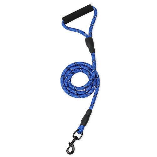2 PCS สัตว์เลี้ยงสายจูงสะท้อนแสงขนาดกลางและขนาดใหญ่สุนัขอุปกรณ์เดิน, Blue, Black, Red