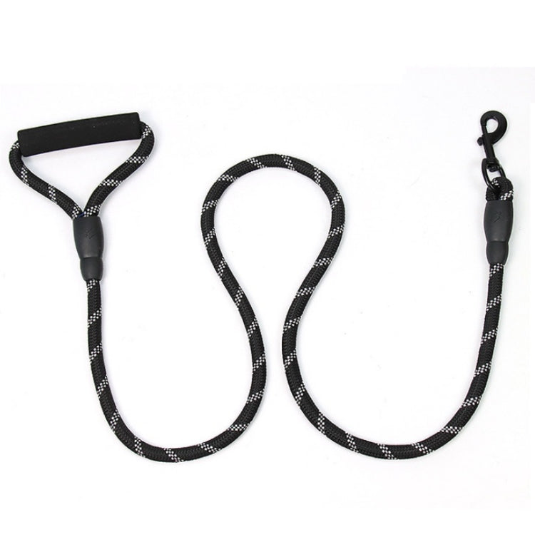 2 PCS สัตว์เลี้ยงสายจูงสะท้อนแสงขนาดกลางและขนาดใหญ่สุนัขอุปกรณ์เดิน, Blue, Black, Red