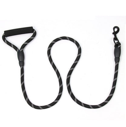 2 PCS สัตว์เลี้ยงสายจูงสะท้อนแสงขนาดกลางและขนาดใหญ่สุนัขอุปกรณ์เดิน, Blue, Black, Red