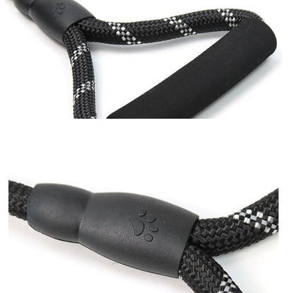 2 PCS สัตว์เลี้ยงสายจูงสะท้อนแสงขนาดกลางและขนาดใหญ่สุนัขอุปกรณ์เดิน, Blue, Black, Red