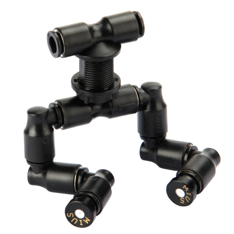 MS-PT03 Rainforest ถังภูมิทัศน์ปีนเขาสัตว์เลี้ยง Feeding กล่องมินิสเปรย์ Double-HEAD Atomization Cooling หัวฉีด, MS-PT03
