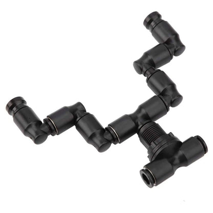 MS-PT03 Rainforest ถังภูมิทัศน์ปีนเขาสัตว์เลี้ยง Feeding กล่องมินิสเปรย์ Double-HEAD Atomization Cooling หัวฉีด, MS-PT03