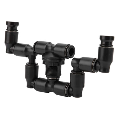 MS-PT03 Rainforest ถังภูมิทัศน์ปีนเขาสัตว์เลี้ยง Feeding กล่องมินิสเปรย์ Double-HEAD Atomization Cooling หัวฉีด, MS-PT03