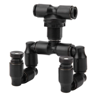 MS-PT03 Rainforest ถังภูมิทัศน์ปีนเขาสัตว์เลี้ยง Feeding กล่องมินิสเปรย์ Double-HEAD Atomization Cooling หัวฉีด, MS-PT03