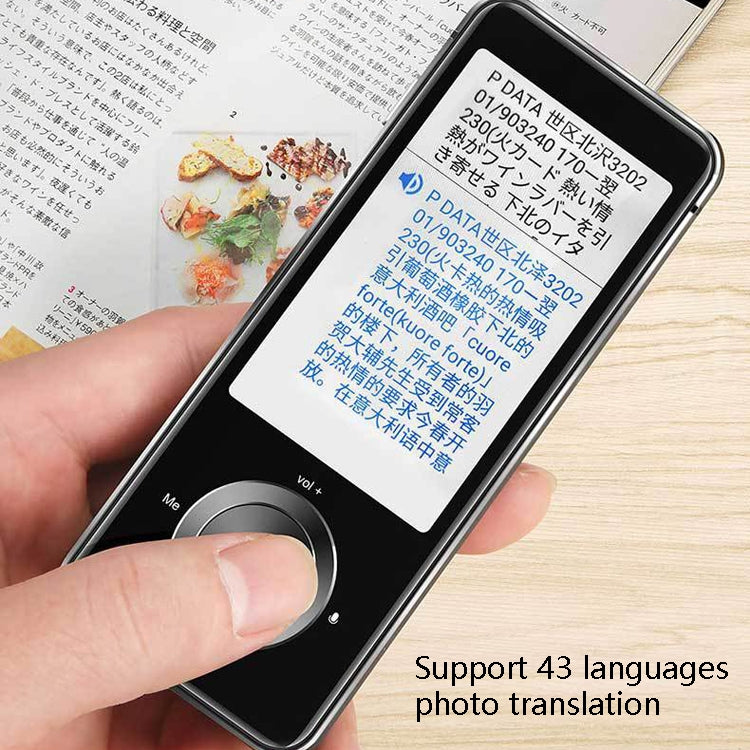 Hishell M9 Translator ออฟไลน์หลายภาษาเดินทางต่างประเทศแบบพกพานักแปลอัจฉริยะพร้อมกัน, M9