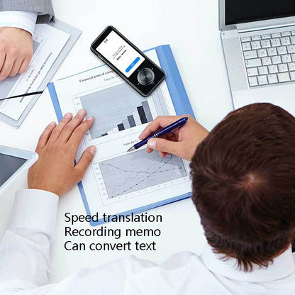 Hishell M9 Translator ออฟไลน์หลายภาษาเดินทางต่างประเทศแบบพกพานักแปลอัจฉริยะพร้อมกัน, M9