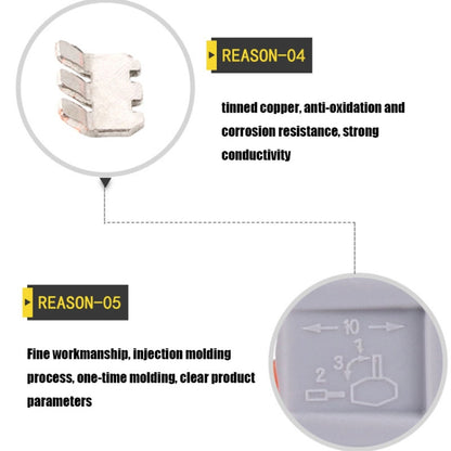 422A 10 ชิ้น Universal PCT Terminal Fast Wire Joint Connector, 422A