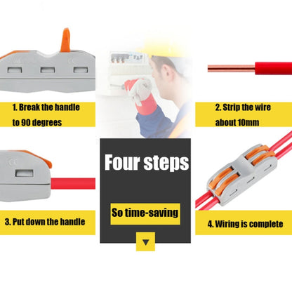 422A 10 ชิ้น Universal PCT Terminal Fast Wire Joint Connector, 422A