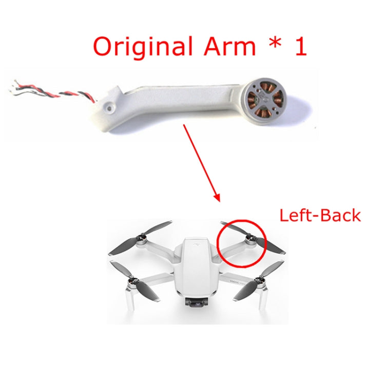 ชิ้นส่วนซ่อมแขนมอเตอร์เครื่องบินสำหรับ DJI Mavic Mini, For DJI Mavic Mini(Left Rear Arm), For DJI Mavic Mini(Right Rear Arm)