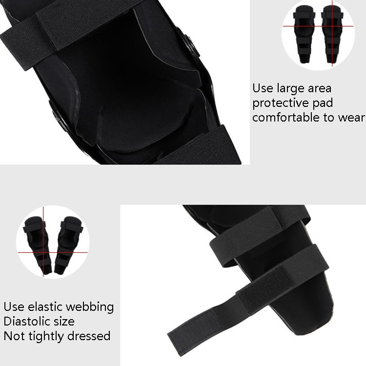 SULAITE กีฬากลางแจ้งอุปกรณ์ป้องกันการขี่วิบากมอเตอร์สปอร์ตสนับเข่าข้อศอก, Free Size