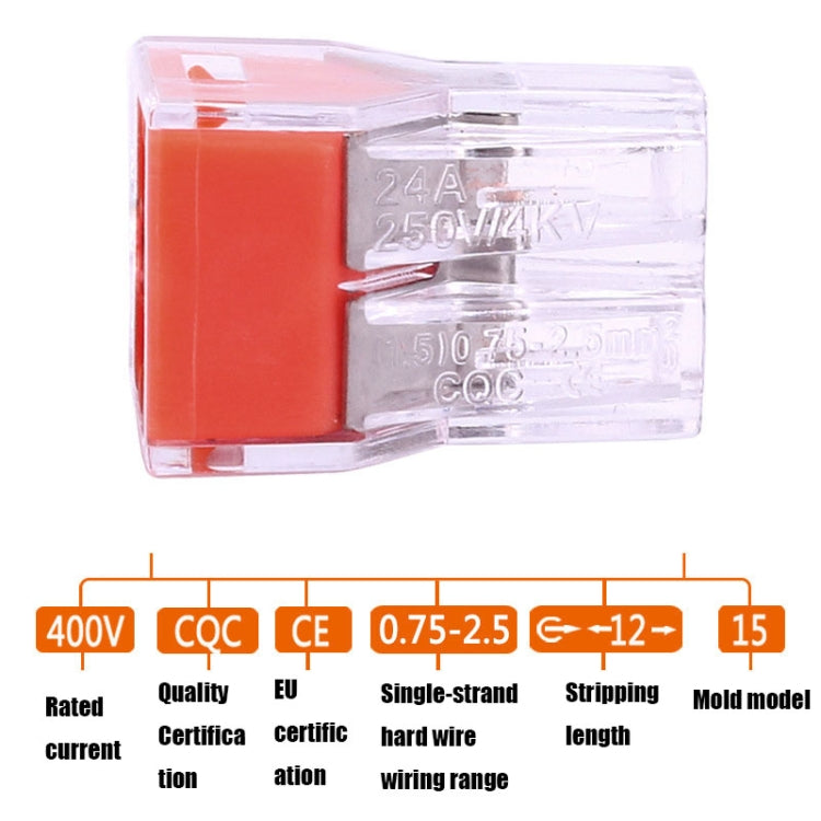 10 ชิ้น VSE-104 ขั้วต่อสายไฟอย่างรวดเร็ว