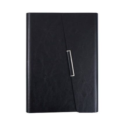 สมุดโน๊ตธุรกิจ 2 ชิ้นหนังเทียม PU Tri-Fold Loose-Leaf Notepad, A5