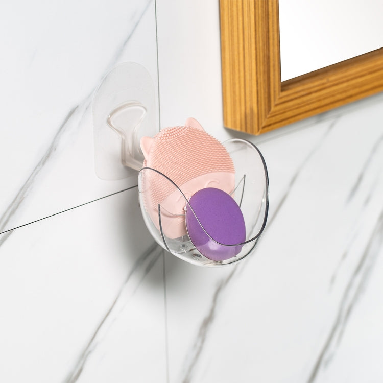 2 ชิ้นความงามไข่ชั้นเก็บพัฟถุงเก็บผ้าฝ้ายมะระราวตากผ้า, Beauty Egg Storage Rack