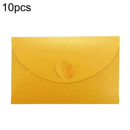 50 ชิ้น Love Buckle Pearl Paper Hot Stamping จดหมายเชิญซองจดหมาย