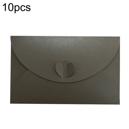 50 ชิ้น Love Buckle Pearl Paper Hot Stamping จดหมายเชิญซองจดหมาย