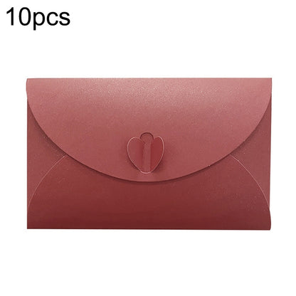 50 ชิ้น Love Buckle Pearl Paper Hot Stamping จดหมายเชิญซองจดหมาย