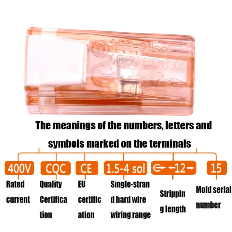 10 PCS 602A ลวด Quick Connector Terminal Block Plug-In Parallel Splitter CRIMP CAP ขั้วต่อฉนวนทองแดง