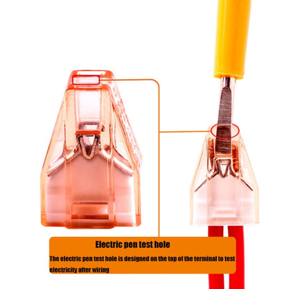10 PCS 602A ลวด Quick Connector Terminal Block Plug-In Parallel Splitter CRIMP CAP ขั้วต่อฉนวนทองแดง