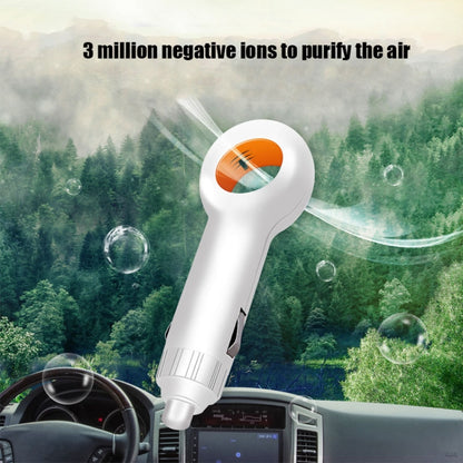 EP501 USB Mini Car Removal ควันบุหรี่มือสอง PM2.5 เครื่องฟอกอากาศไอออนลบ, EP501 White, EP501 Black