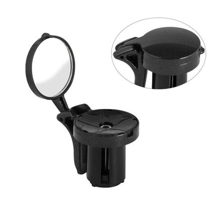 กระจกมองหลังจักรยานกระจกถนนแฮนด์ปลั๊กอุปกรณ์สะท้อนแสงจักรยาน, Handlebar Plug