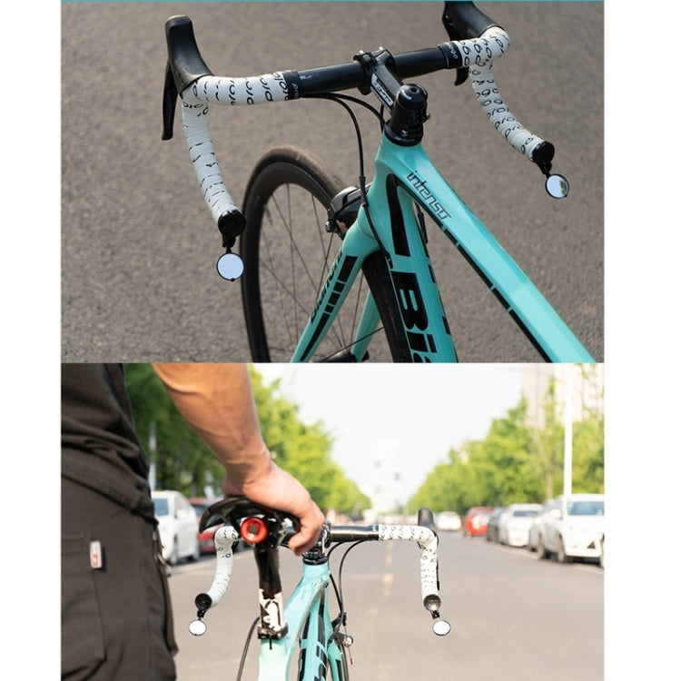 กระจกมองหลังจักรยานกระจกถนนแฮนด์ปลั๊กอุปกรณ์สะท้อนแสงจักรยาน, Handlebar Plug
