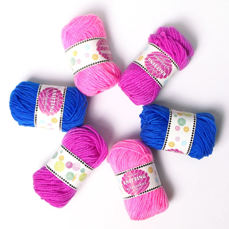 DIY สาวถักผ้าพันคอหมวกด้ายทำด้วยผ้าขนสัตว์จัดส่งสีสุ่ม, Knitting Wool
