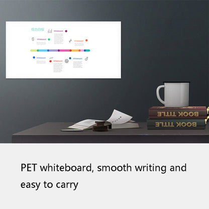 Deli Soft Iron ไวท์บอร์ดสติ๊กเกอร์ติดผนัง Office Study Home Erasable Magnetic Whiteboard สติกเกอร์, 8710 (0.6x450x1000mm), 8715 (0.5x450x1000mm)