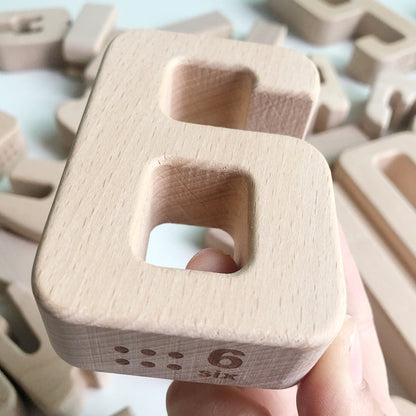 เด็กอนุภาค Beech จำนวนบล็อกอาคารเด็กคณิตศาสตร์ Early Education ของเล่นการสอน AIDS, Number Building Blocks(32 PCS / Set)