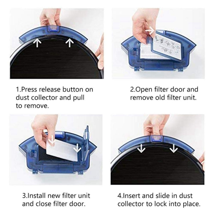 แปรงหลักกวาด 19 ใน 1 + แปรงด้านข้าง + ตัวกรองสำหรับ Eufy RoboVac 11S RoboVac 15T