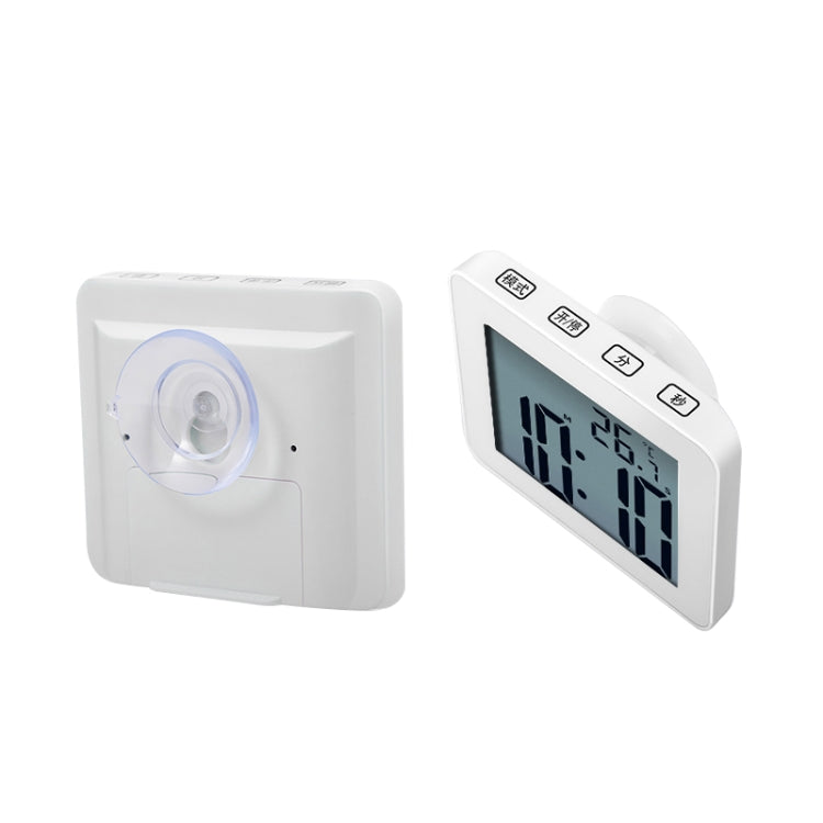 นาฬิกาแขวนกันน้ำ LCD นาฬิกาห้องน้ำห้องครัวนาฬิกาปลุกอิเล็กทรอนิกส์, Waterproof Wall Clock