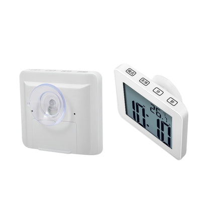 นาฬิกาแขวนกันน้ำ LCD นาฬิกาห้องน้ำห้องครัวนาฬิกาปลุกอิเล็กทรอนิกส์, Waterproof Wall Clock