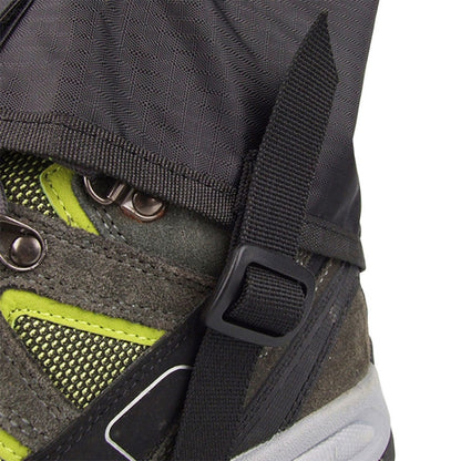 LUCKSTONE ปีนเขาเดินป่าสวมกันน้ำน้ำหนักเบา Breathable Muddy Road Anti-สกปรกเท้า, Foot Cover M  (Black)