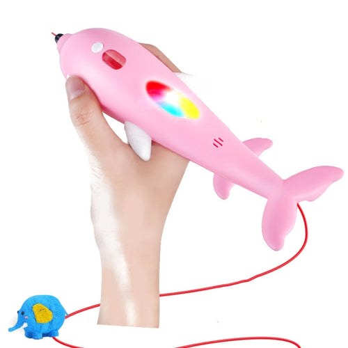 ปากกาการพิมพ์ 3 มิติแปรงกราฟฟิตีภาพวาดสามมิติ, Dolphin Pink