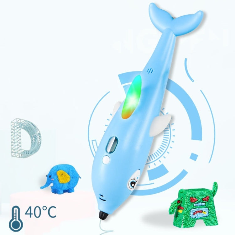 ปากกาการพิมพ์ 3 มิติแปรงกราฟฟิตีภาพวาดสามมิติ, Dolphin Pink