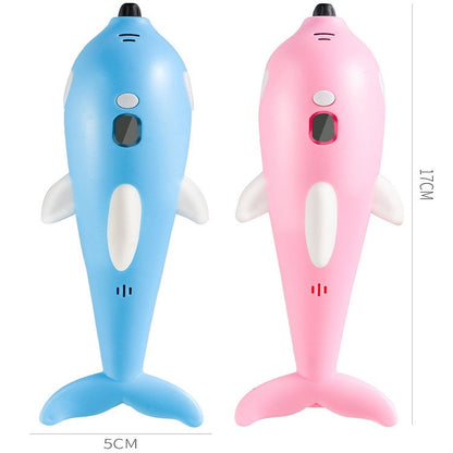 ปากกาการพิมพ์ 3 มิติแปรงกราฟฟิตีภาพวาดสามมิติ, Dolphin Pink
